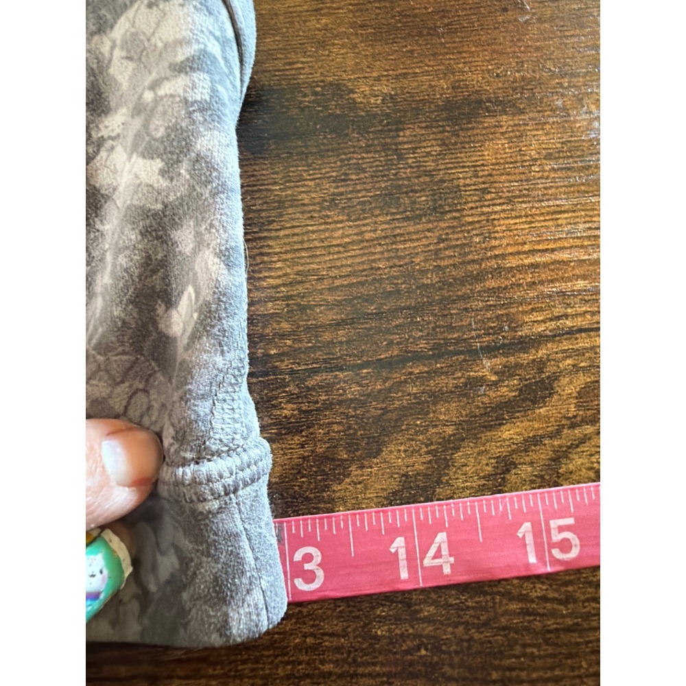 Lululemon Flow Y Bra Nulu Snakeskin Hideaway Camo Lunar Rock Women's Yoga Size 8 - Picture 8 of 11
